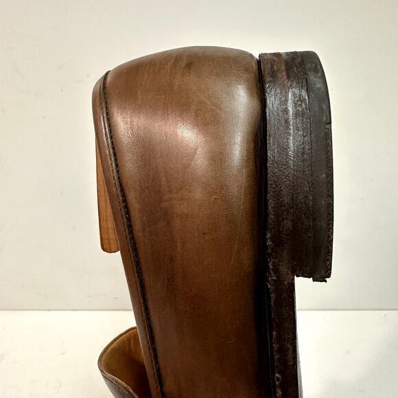 VERY GOOD Crockett & Jones Hand Grade Penny Loafer Brown Calf England US 9.5 - Picture 11 of 12